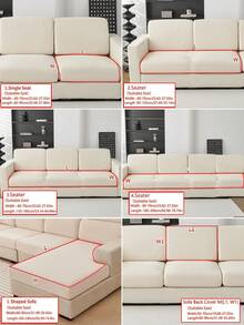 1 tấm bọc ghế sofa co giãn, chống trượt, phủ toàn bộ bề mặt, dùng được cả bốn mùa, chất liệu vải dày dặn, có thể giặt máy, chống bụi bẩn, màu be có vân, thân thiện với thú cưng, phù hợp cho phòng ngủ, văn phòng, phòng khách, sofa hình chữ L, sofa 1/2/3/4 chỗ ngồi, có thể giặt tay. - Màu be - Xem 5
