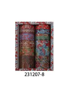 12卷盒装中国风背景素材和纸胶带套装，复古创意手账日记本及手工艺术品DIY装饰材料胶带 - 套裝 - 查看 15