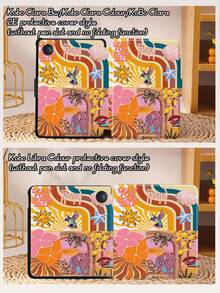 Kingsung Ốp lưng máy tính bảng họa tiết da báo, tương thích với iPad 9.7/10.2/10.5/10.9/12.9/Pro 11, thế hệ thứ 10, Air 8 (M4) 2026 (11/13 inch), tương thích với Samsung Galaxy Tab S6 Lite 10.4 inch, tương thích với Kindle Paperwhite thế hệ thứ 12 2024, Kindle thế hệ thứ 11 2022. Chống rơi vỡ, chân đế thông minh/tự động bật/tắt màn hình. - Nhiều màu - Xem 10