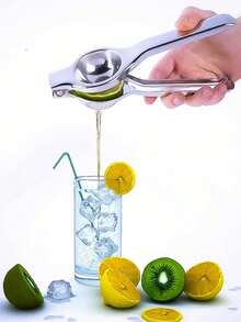 Dapur Dilengkapi Dengan Alat Pemeras Jeruk dan Lemon Manual dari Baja Tahan Karat - MultiWarna - View 5