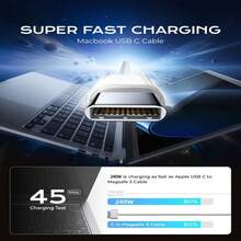 240W Super Fast Charging, Support PD, High-Speed Data Transmission, Achieve High Power Charging TYPE C To TYPE C Interface Data Cable, Suitable For 15, Compatible With Ipad And And Other Devices - Multicolor - View 7