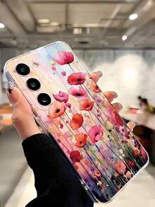 1个渐变幸运花软壳手机壳，兼容华为荣耀、Galaxy A04e/12/A13/A14/A34/A50/A52/A53/A54/S21/S22/S23/S24/S25/S25Ultra/S26/S26 Plus/S26 Ultra、6A/7A/8A、12T/13T - 無色 - 查看 6