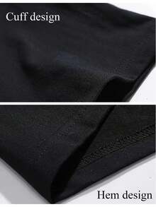 Plus Size Women's 100% Cotton Graphic Tee With The Phrase "Y'all Need Groundwork" - Soft And Breathable, Crew Neck, Urban Style - Casual Everyday Tee - Machine Washable, Essential For Spring And Summer Urban Outfits - Loose And Comfortable Fit, Fashionable Fabric, Durable And Resistant, A Must-Have For Fashion Enthusiasts. - 黑色 - 查看 3
