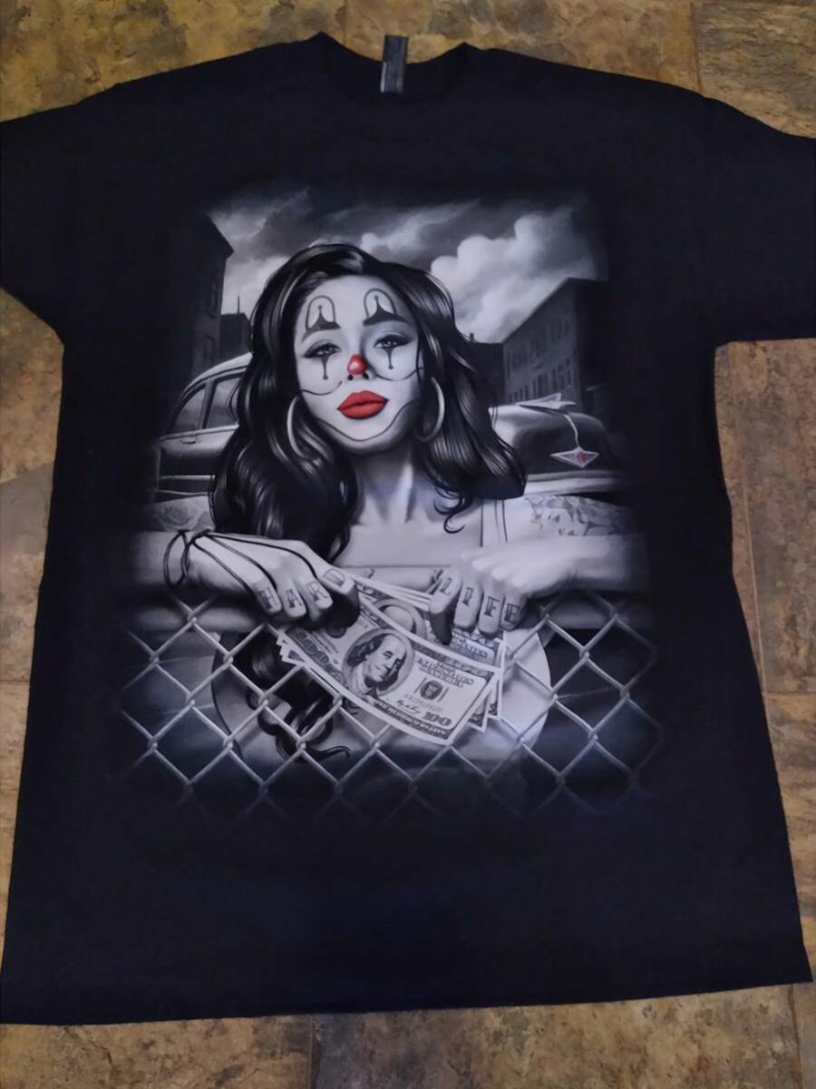 Women's Vintage Urban Style T-Shirt With Print, Comfortable Short-Sleeved Casual T-Shirt, Comfortable Fabric Suitable For All Seasons, Machine Washable, Ideal As An Inexpensive Gift For Various Occasions, Casual T-Shirt With Round Neck And Sporty Style, 100% Breathable Cotton. - 黑色 - 查看 1