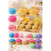 1/6/8pcs  Viral Dumpling Squishy - Random Dumpling Box, Colors Dumplings Squishy Toy (Random-4PCS) - 隨機顏色 1 件 - 查看 7