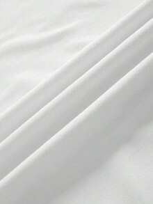 Camiseta de manga larga con hombros descubiertos, estilo minimalista y de moda, regalo para amigos - Blanco - Ver 3