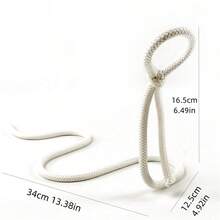 Stainless Steel Magic Suspension Rope Wine Rack - Floating Illusion Snake-Shaped Bottle Holder, Creative Home Bar Decor And Unique Gift, Wine Rack - White - View 4