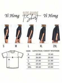 I Feel Like It's 2012, Simple Retro Letter Print Short Sleeve Casual T-Shirt, Women's Fashionable Printed T-Shirt For All Seasons, Simple Casual Short Sleeve Top For Women, Round Neck Short Sleeve T-Shirt For Parties, Gifts, Holidays, Daily Wear - 黑色 - 查看 7