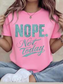 Camiseta de Talla de Edición Limitada - Camiseta con Estampado Divertido para Mujer - Top Casual de Manga Corta con Cuello Redondo y Corte Holgado, Lavable aáquina para Comodidad en Todas las Temporadas, Adecuada para Uso Casual. |   Corte holgado |   Impresiones duraderas, adecuadas para varios regalos navideños, enviadas desde un almacén local. Algodón ligero. - Blanco - Ver 9