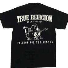 Camiseta Playera True Religion - Negro - Ver 1