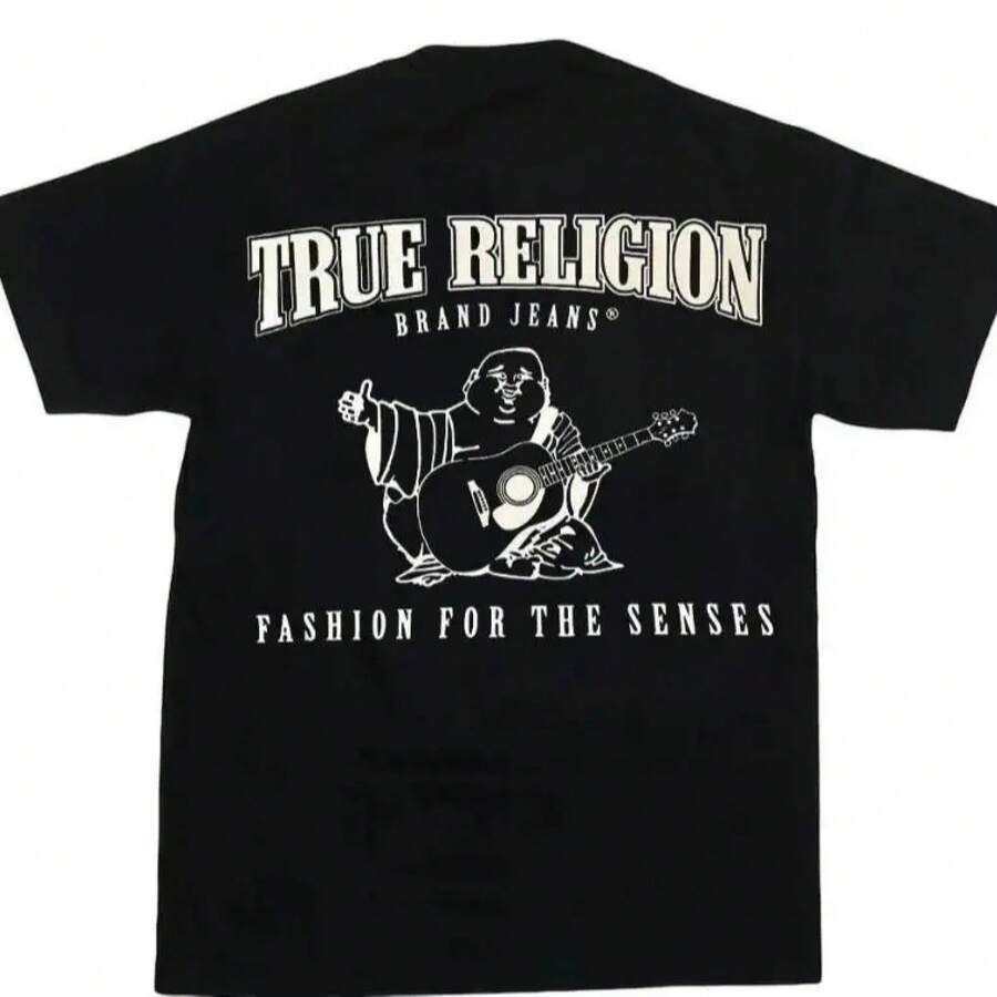Camiseta Playera True Religion - Negro - Ver 1