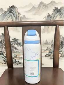 新款 O-WALA 户外直筒不锈钢真空保温瓶，多种颜色可选，按压式手持设计，简约时尚高效，适合学生和车载使用。 - 多色32oz - 查看 21