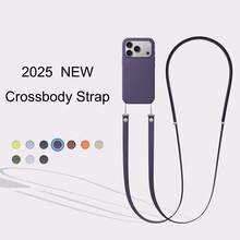 Nova alça transversal universal para celular, compatível com iPhone Air / 17 / 17 Pro / 17 Pro Max. Alça transversal universal com conector, compatível com capas de todos os modelos de celular. - Multicolorido - Ver 2