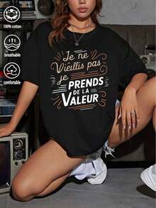 Women T-Shirts - Black - View 8