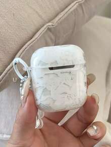 小众创意蕾丝花朵保护套，适用于 3，带吊坠，适用于 Apple Pro 第三代、第四代/第二代无线蓝牙耳机 - 黑色 - 查看 4