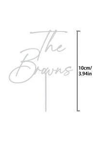 個性化文字蛋糕插牌 | 定製姓名壓克力蛋糕裝飾 | 派對用品 | 蛋糕裝飾 | 派對裝飾 | 專為週年紀念和情人節設計的獨特烘焙配件 | 多功能、衛生、高度裝飾性 | 優雅、時尚、迷人、現代設計 | 完全可定製的獨特創意 | 適用於婚禮、生日、週年紀念、聖誕節和情人節 - 彩色 - 查看 12