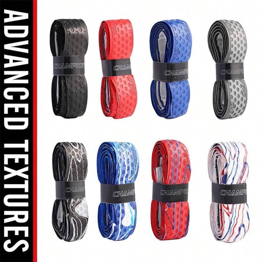 1pc PU Baseball Bat Wrap Shock Absorbing Multi-Color Non-Slip Sports Accessory, Outdoor Sports Cricket Softball Baseball Bat Handle Grip Sweatband Tennis Racket Handle Grip - Multicolor - View 1