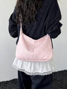 New Fashionable Large Tote Bag For Women, Shoulder Bag With High-Quality Design - Pink - View 2