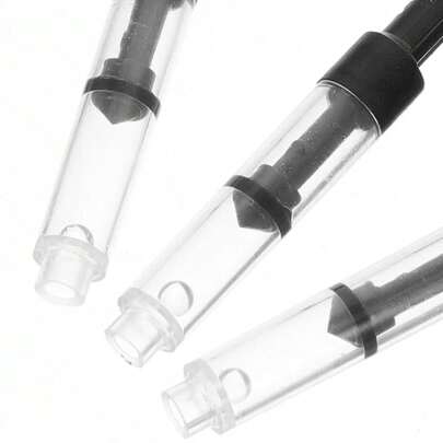 10 piezas de convertidores de tubo de tinta para bolígrafos, cartuchos de tinta reemplazables, accesorios prácticos portátiles para escritura de estudiantes. TJHV