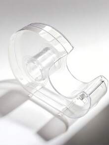 1pc Transparent Tape Dispenser, Includes Transparent Tape And Dispenser, Bulk Pack Office Tape Rolls Dispenser For Crafting, Gift Wrapping, Repairs, Home And School - One Size Fits All - View 9