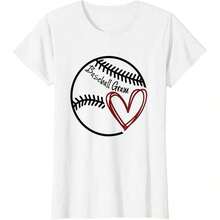 1 Piece Of "To Be Called NeNe Colorful Nene Gifts For Grandma" T-Shirt For All Seasons, 100% Cotton, One-Sided Print, Round Neck, Short Sleeve, Unisex, Base Layer, 180g, 100% Cotton, Designs Are Printed. Unisex. - 顏色 5 - 查看 7