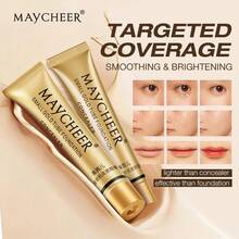 Small Tube High Coverage Concealer, Hides Acne Marks, Dark Circles, Tattoos, Long-Lasting Waterproof Foundation Cream - Multicolor - View 3