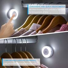 1 pezzo Lampada LED con sensore tattile, luce calda/bianca/naturale, adatta per sala studio, comodino, camera da letto, stanza, camera matrimoniale, illuminazione interna, decorazione per la casa - multicolore - Visualizzare 10