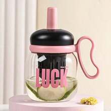 1pc 780ml/26.37oz Water Bottle, Large Capacity, Tea Infuser, Shatterproof, Heat-Resistant, Portable, Suitable For Students & Office, Summer - Multicolor - View 9