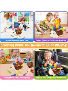 Stacking & Building Hedgehog Playset - Interactive Learning Toy For Toddlers With Number Matching,Color Recognition & Fine Motor Skills Development - Children's Day/Birthday - 彩色 - 查看 8