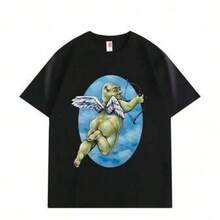 Dam-T-shirts - Svart - Visa 1