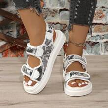 Women's Fashion Flat Sandals, Suitable For Summer, Vacation, Outdoor, Beach Wear - Multicolor - View 5