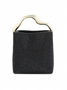 Women's Sparkling Full Rhinestone Handbag | Elegant Social Influencer Style, Suitable For Formal Occasions, Parties And Banquets - Multicolor - View 15