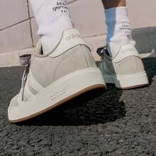 Adidas GRAND COURT BASE 00S "Bread Shoes" Zapatillas Deportivas Casuales de Skate - Champán - Ver 4