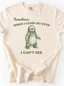 Funny other S1Hirt For M1en WoM1en, S1S1ometimes When I Ce My Eyes I C1An't See, Vintage Graphic T1EE, SarC1Astic Humor Top, TR1AS1H other Gift. - Blanco - Ver 2