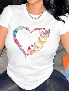 Camiseta Oversize para Hombre y Mujer con Diseño Gráfico Estampado, Estilo Casual Minimalista - Blanco - Ver 1