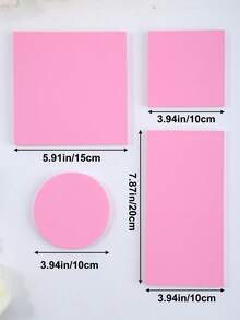 10mm 軟黏土花瓣製作軟墊 不黏黏軟黏土花瓣製作工具 裝飾展示軟墊 DIY 製作輔助軟墊 可重複使用 - 粉色 - 查看 7