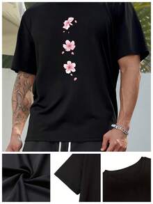 Camiseta con Estampado Nuevo para Hombre, Sudadera Casual, TALLA GRANDE - Negro - Ver 7