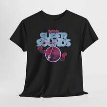 K-Billy's Super Sound Of The '70s Reservoir Dogs Men's T-Shirt In Dark Heather Navy, Black, And Red. Sizes S-5XL. 100% Cotton Unisex T-Shirt - Premium Casual Comfortable Fit - 黑色 - 查看 1