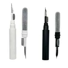 1/2 piezas Lápiz limpiador de auriculares, cepillo de limpieza, herramienta de limpieza portátil inalámbrica Bluetooth para cámaras y auriculares - A - Ver 2