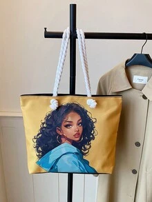 Large Capacity Handbag For Women, New Arrival Minimalist Commuter Shoulder Tote Bag - Multicolor - View 8