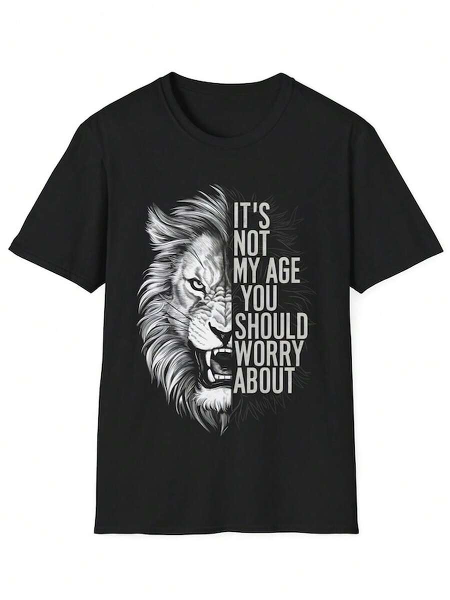 Ageless Roar T1S1Hirt MA1Jestic Lion Graphic T1EE para Motivacin.