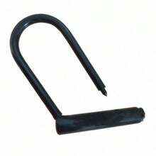 U Shaped Bike Lock Plum Pin W/ Two Keys Heavy Duty Cable - 23W-wIN-uK-u-lock-mH - View 7