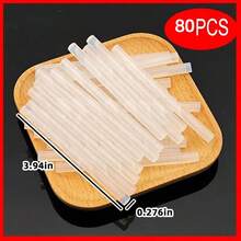 50/100/200 que keo nóng chảy cường độ cao 7mm - Độ bám dính tuyệt vời trên giấy, gỗ, nhựa, thủy tinh và gốm sứ, lý tưởng cho súng bắn keo, que keo nóng chảy. - Que keo dán 10cm - Xem 9
