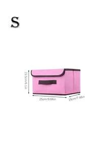 1PC/2PCS Foldable Storage Box With Lid, Large Capacity Fabric Storage Bin, Dustproof Closet Organizer, Wardrobe Storage Container For Clothes, Toys, Books, Underwear, Socks, Bedroom Living Room Office Home Organization - Multicolor - View 31