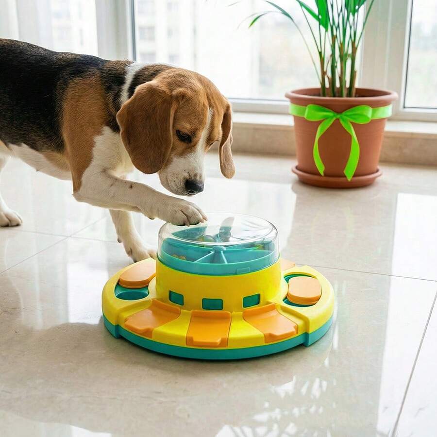 双层狗狗益智喂食器玩具，慢食碗，狗狗食物奖励玩具，智力训练，适合所有犬种