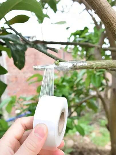 【2卷可拉伸嫁接膜】2卷园艺嫁接膜，植物修复膜，3厘米嫁接膜，可拉伸自嫁接透明膜，适用于水果、花卉、树木和植物嫁接。