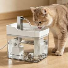 新款1.5升自动宠物饮水器，猫/狗/宠物饮水机，USB供电，无需电池，运行安静可靠，自动循环水，宠物主人的最佳礼物 - 1.5升 - 查看 5