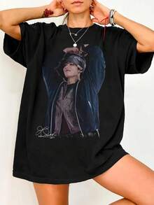 Women T-Shirts - Black - View 7