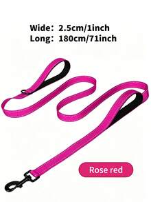Heavy Duty Dual Handle Dog Leash, 5-6 Ft, Shock Absorbing Dog Walking Leash With Reflective Strips, Suitable For Large, Medium And Small Dogs, Great For Outdoor Walking And Training - Multicolor - View 15