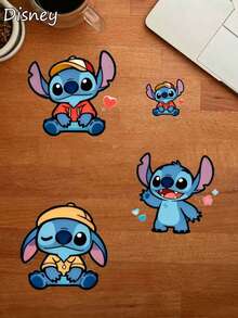 Hình dán Stitch dễ thương của Disney, hình dán Lilo & Stitch kiểu Kawaii với họa tiết hoa, hình dán chống thấm nước có thể tái sử dụng cho ly rượu, bình nước, máy tính xách tay, ốp điện thoại, bộ hình dán Stitch thẩm mỹ dành cho bé gái, món quà sinh nhật tuyệt vời cho những người yêu thích Stitch. - nhãn dán - Xem 8